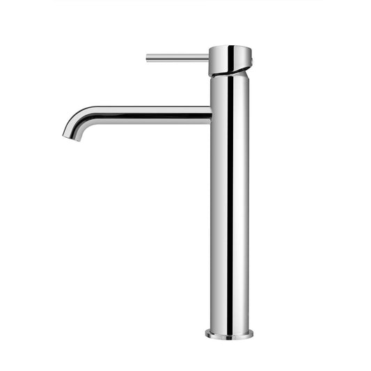 CH0151.BM LUCID PIN Chrome, Polished Chrome Round Counter-mounted Tall Basin Mixer