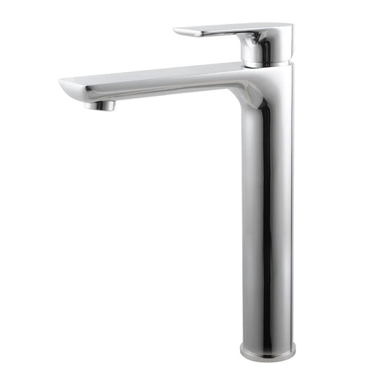 CH0152.BM Chrome, Polished Chrome Round Counter-mounted Tall Basin Mixer