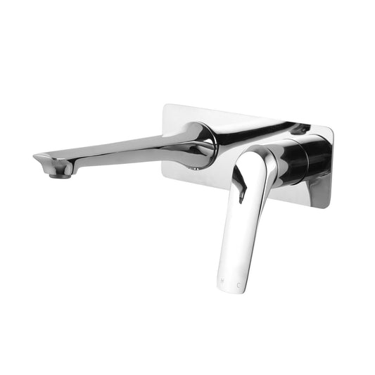 CH0159.BM Chrome, Polished Chrome Circular Wall Mounted Wall Mixer