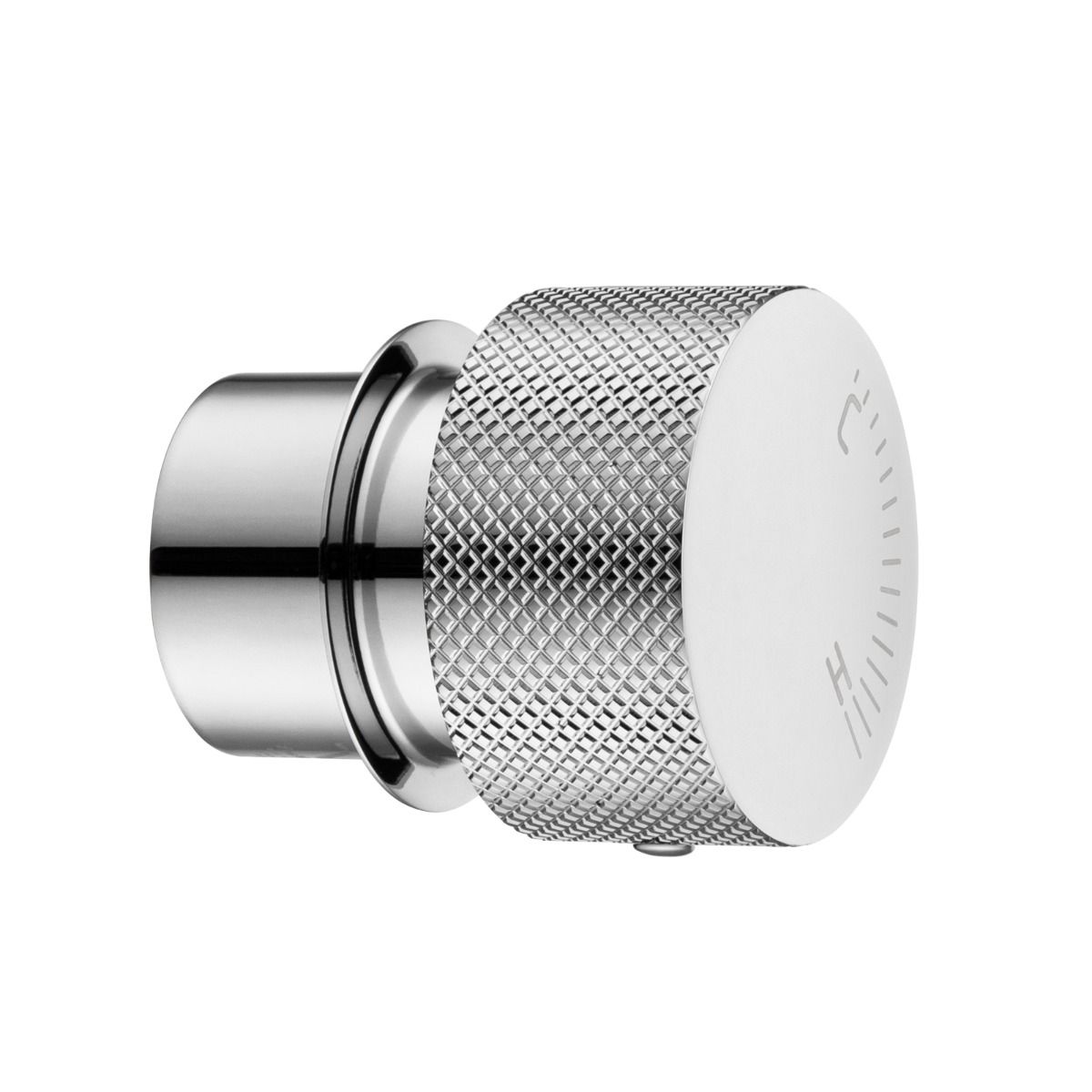 CH0169.HD Chrome Chrome Round Wall Mounted Wall Mixer Handle