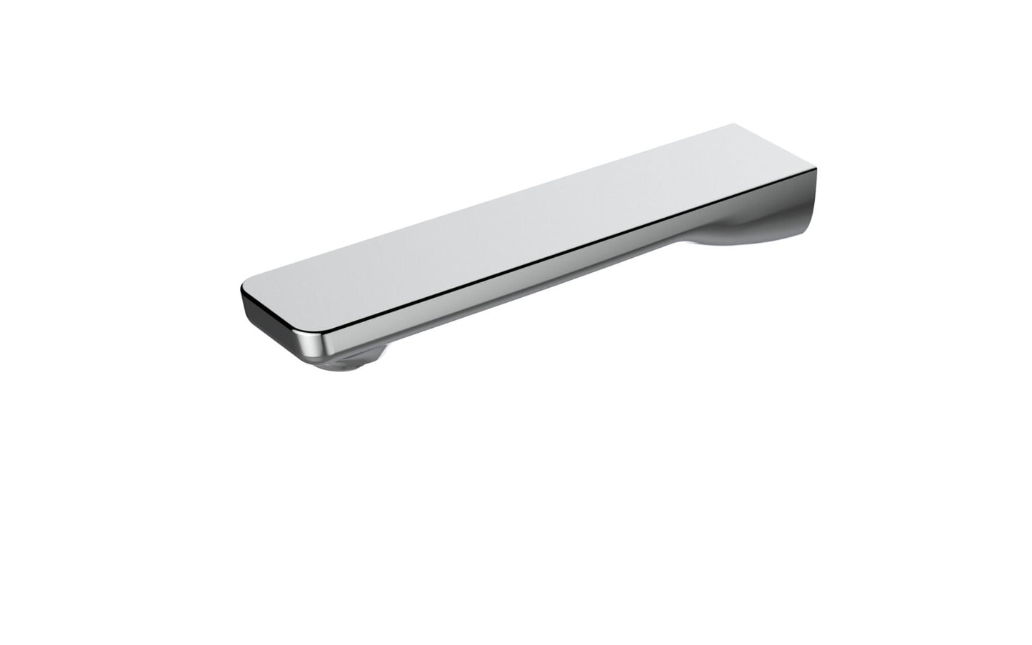 CH0220.BS IVANO Chrome, Polished Chrome Square Wall Mounted Spout