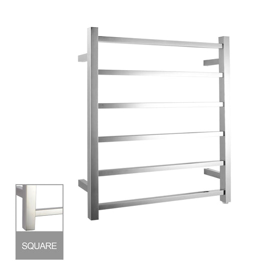 CH06.S.HTR Chrome, Polished Chrome Wall Mounted Towel Warmer