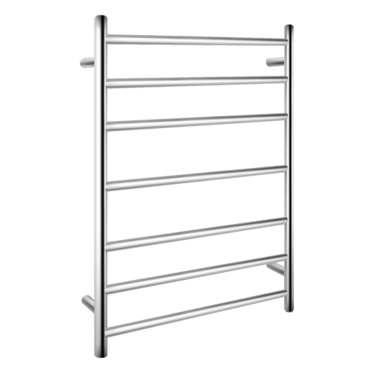 CH07.R.HTR Chrome, Polished Chrome Round Wall Mounted Towel Warmer