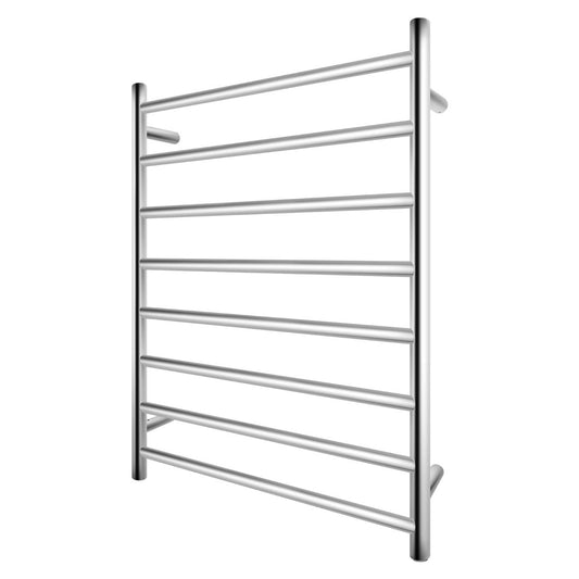 CH08.R.HTR Chrome, Polished Chrome Round Wall Mounted Towel Warmer