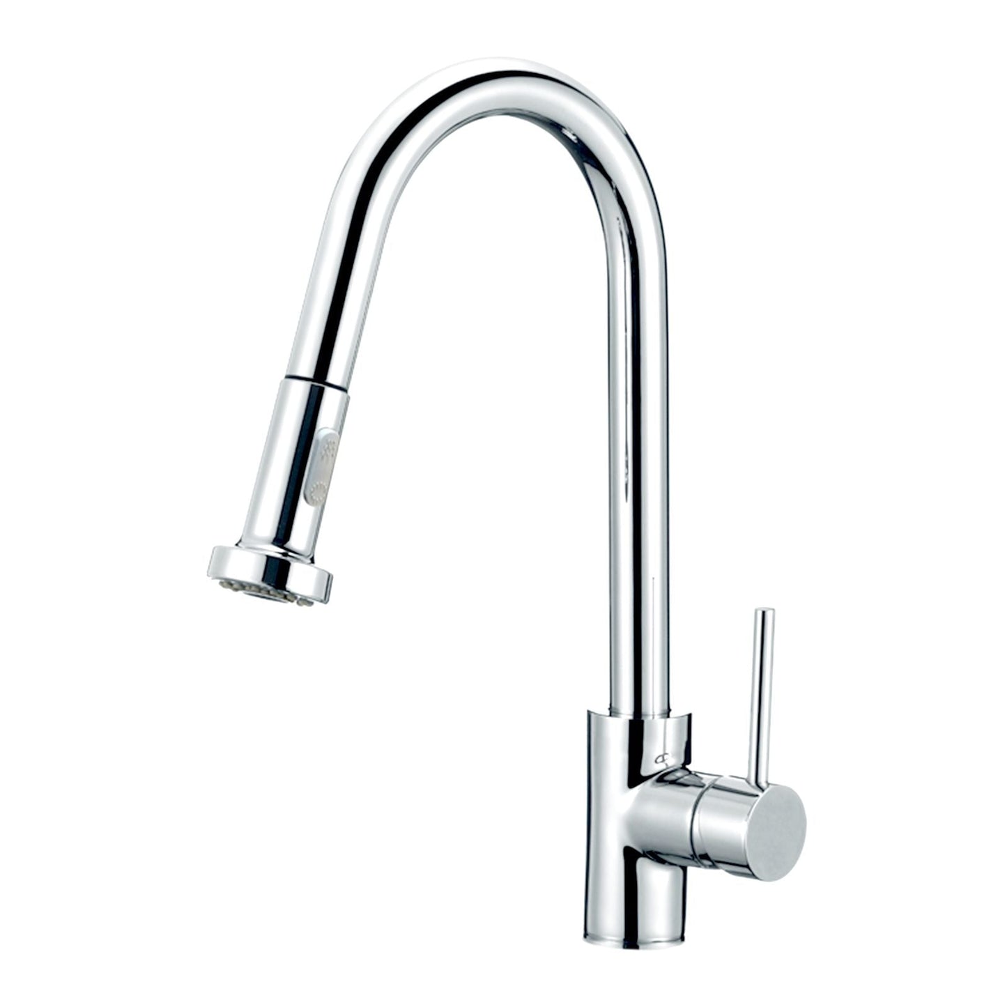 CH1013.KM Chrome, Polished Chrome Round Above Counter Kitchen Mixer
