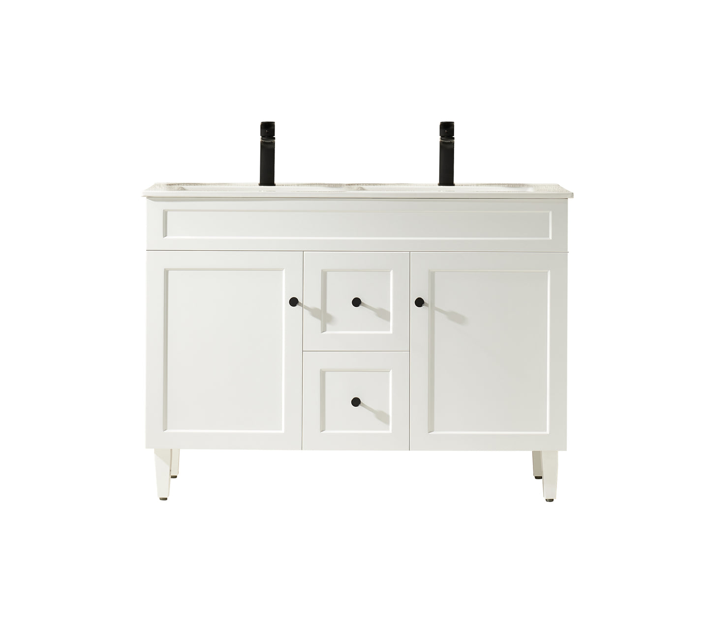CH124DL-MW Harrington Matte White Free Standing Vanity