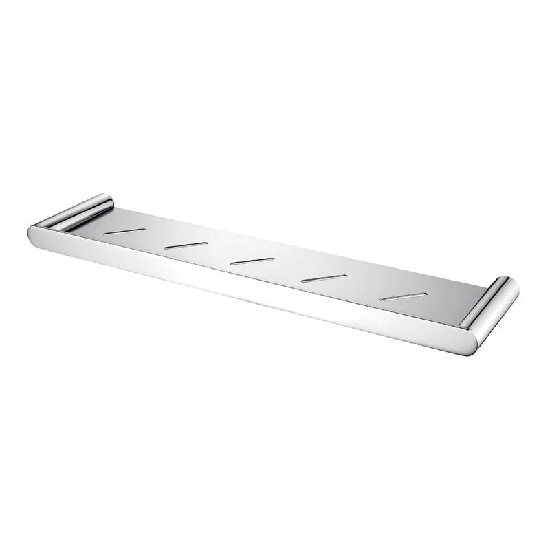 CH6514.TR RUSHY Chrome, Polished Chrome Round Wall Mounted Towel Shelf