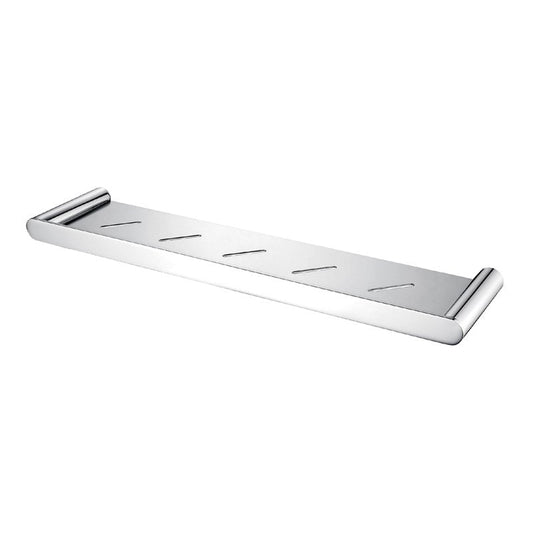 CH6514.TR RUSHY Chrome, Polished Chrome Round Wall Mounted Towel Shelf