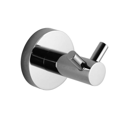 CH6607.TR LUCID PIN Chrome, Polished Chrome Round Wall Mounted Robe Hook