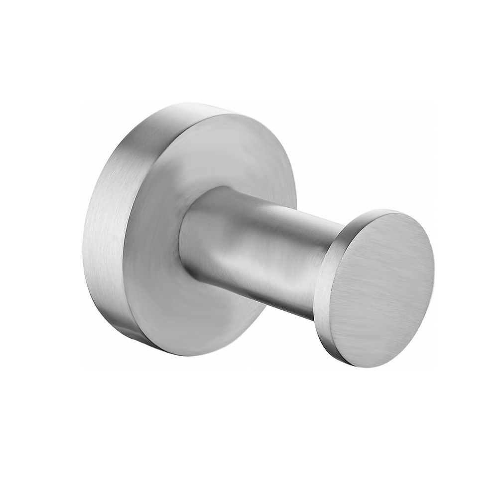 CH6608.TR LUCID PIN Chrome, Polished Chrome Round Wall Mounted Robe Hook
