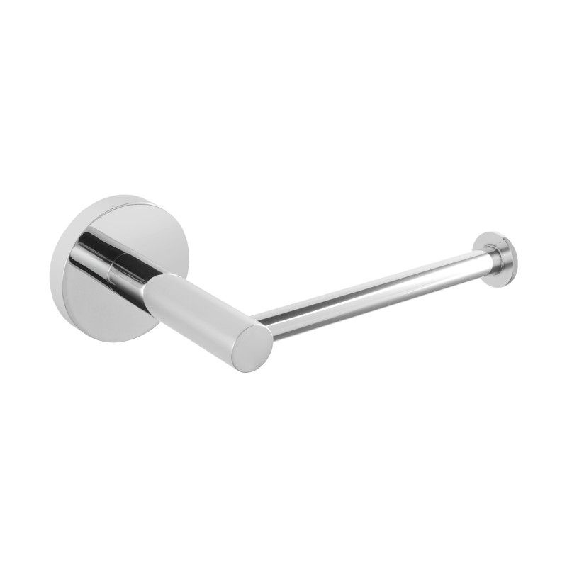 CH6611.TR LUCID PIN Chrome, Polished Chrome Round Wall Mounted Toilet Paper Holder