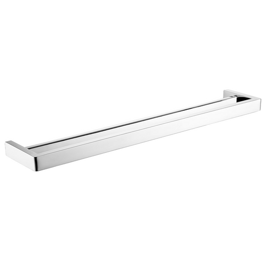 CH7002.8.TR IVANO Chrome, Polished Chrome Square Wall Mounted Towel Rail