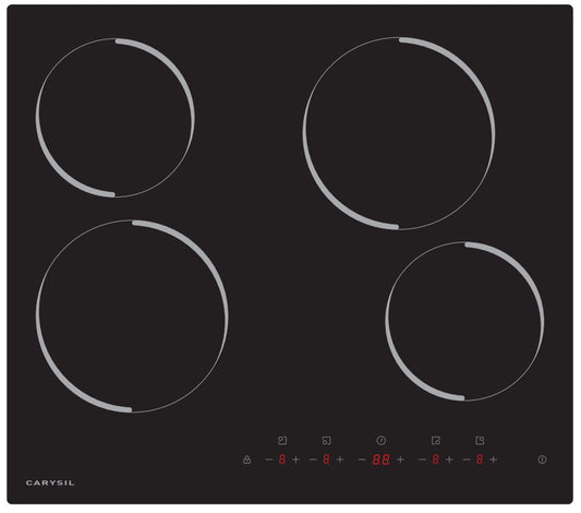 CY-CH608 Black Glass Black Built In Hob