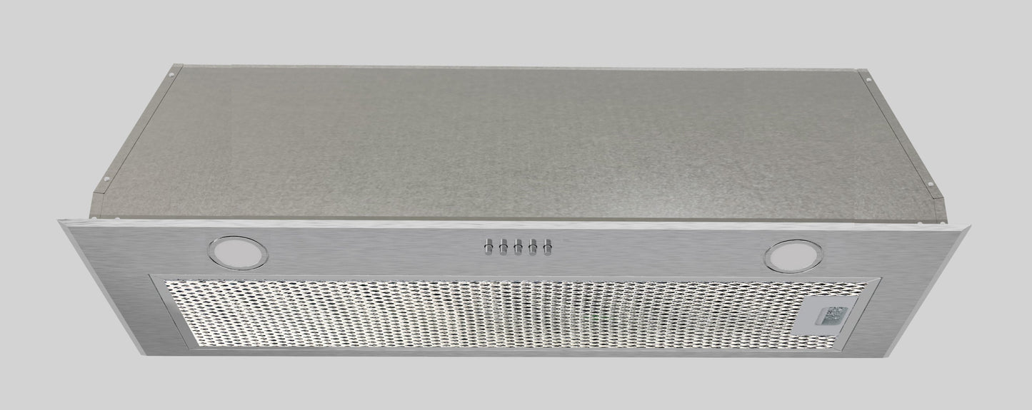 CY-CP90SS Brushed Silver Built In Rangehood