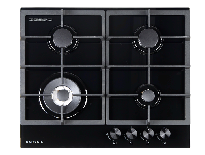CY-GH604BL Black Glass Black Built In Hob