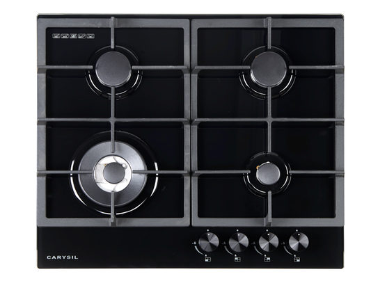 CY-GH604BL Black Glass Black Built In Hob