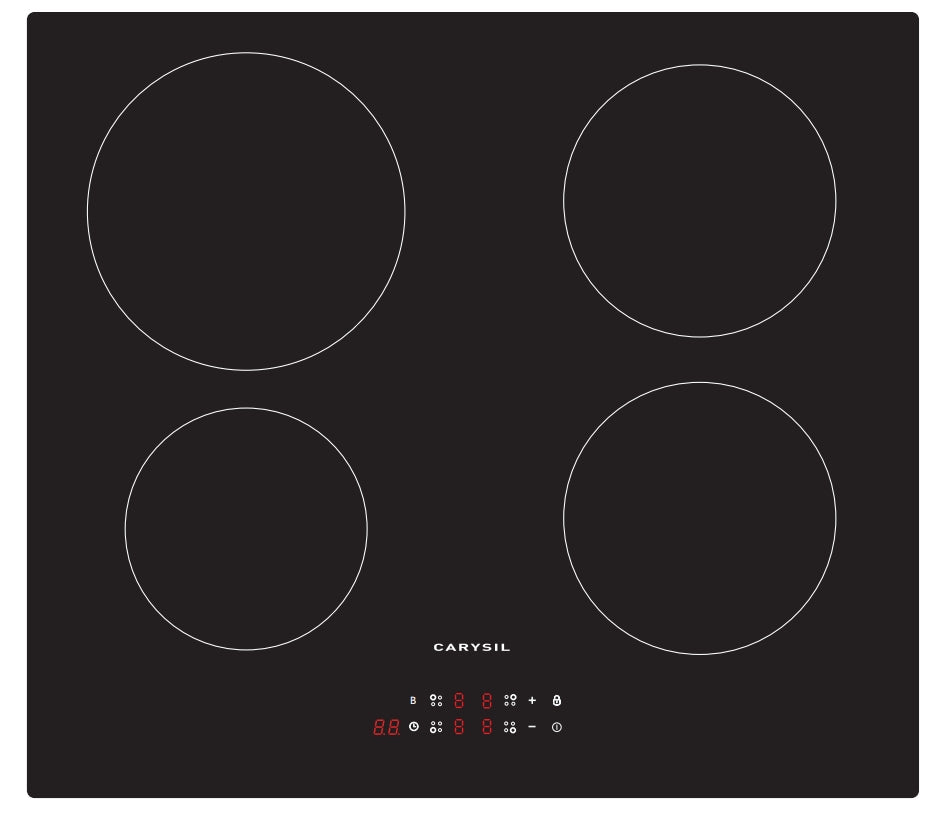 CY-IH609 Gloss Black Built In Cooktop