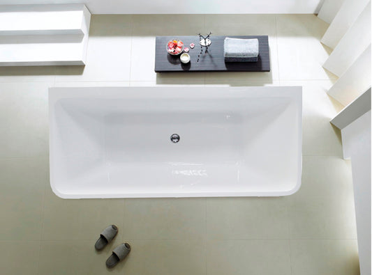 DIB7101-1500 Dunton Gloss White Rectangular Drop-in Bathtub