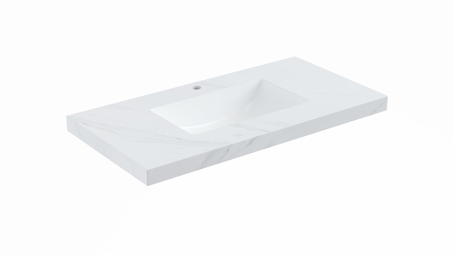 DU94-NTH Ceto Matte Undermount Vanity Top