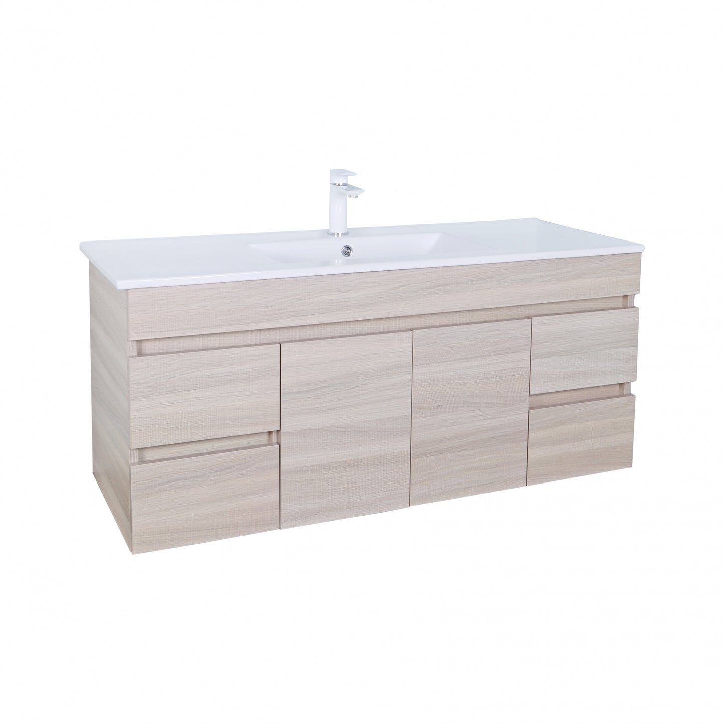 EV124WH-OAK Evie Oak Oak Wall hung Vanity