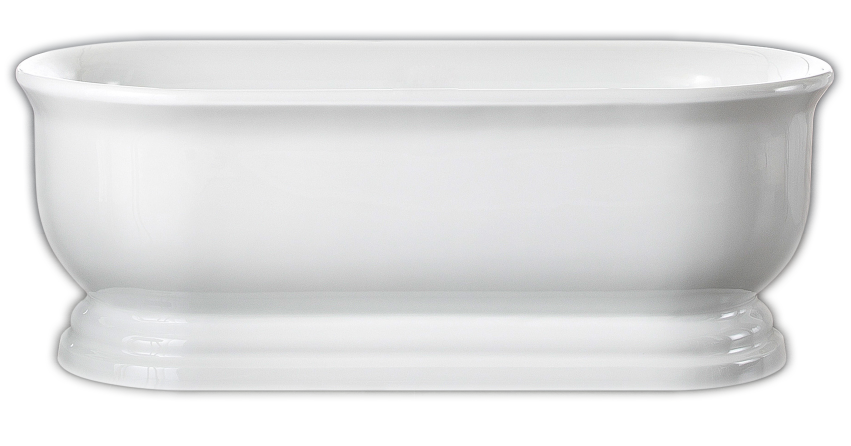 FBT1700 Fremantle Gloss White Oval Free Standing Bathtub