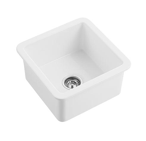 FCS457GW Camden Gloss White Square Top/Undermount Sink