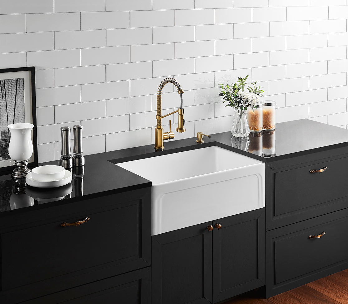 FCS758GW Kensington Gloss White Rectangular Sink