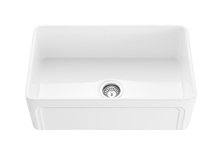 FCS758GW Gloss White Rectangular Sink