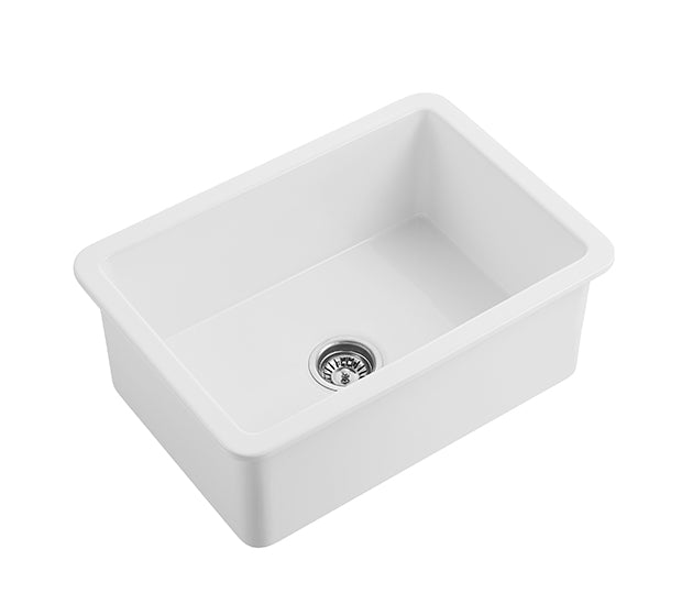 FCS810GW Camden Gloss White Rectangular Top/Undermount Sink