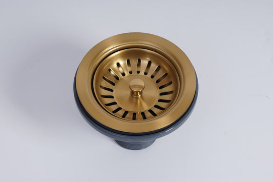 FCSW-BG Ceto Brushed Gold Basket Waste