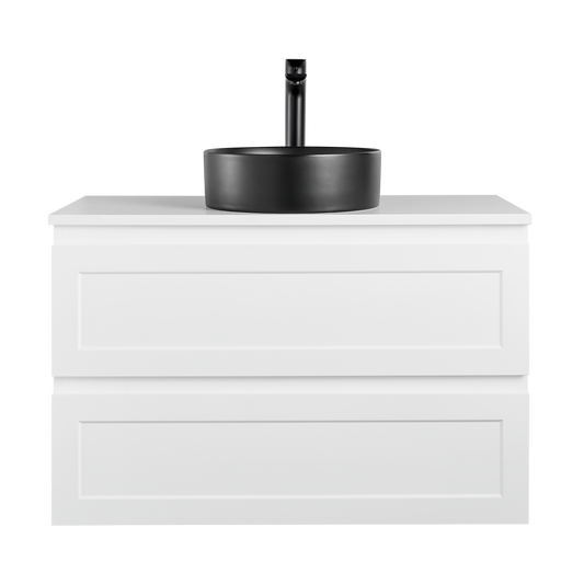 FMW900WH Fremantle Matte White Wall hung Vanity