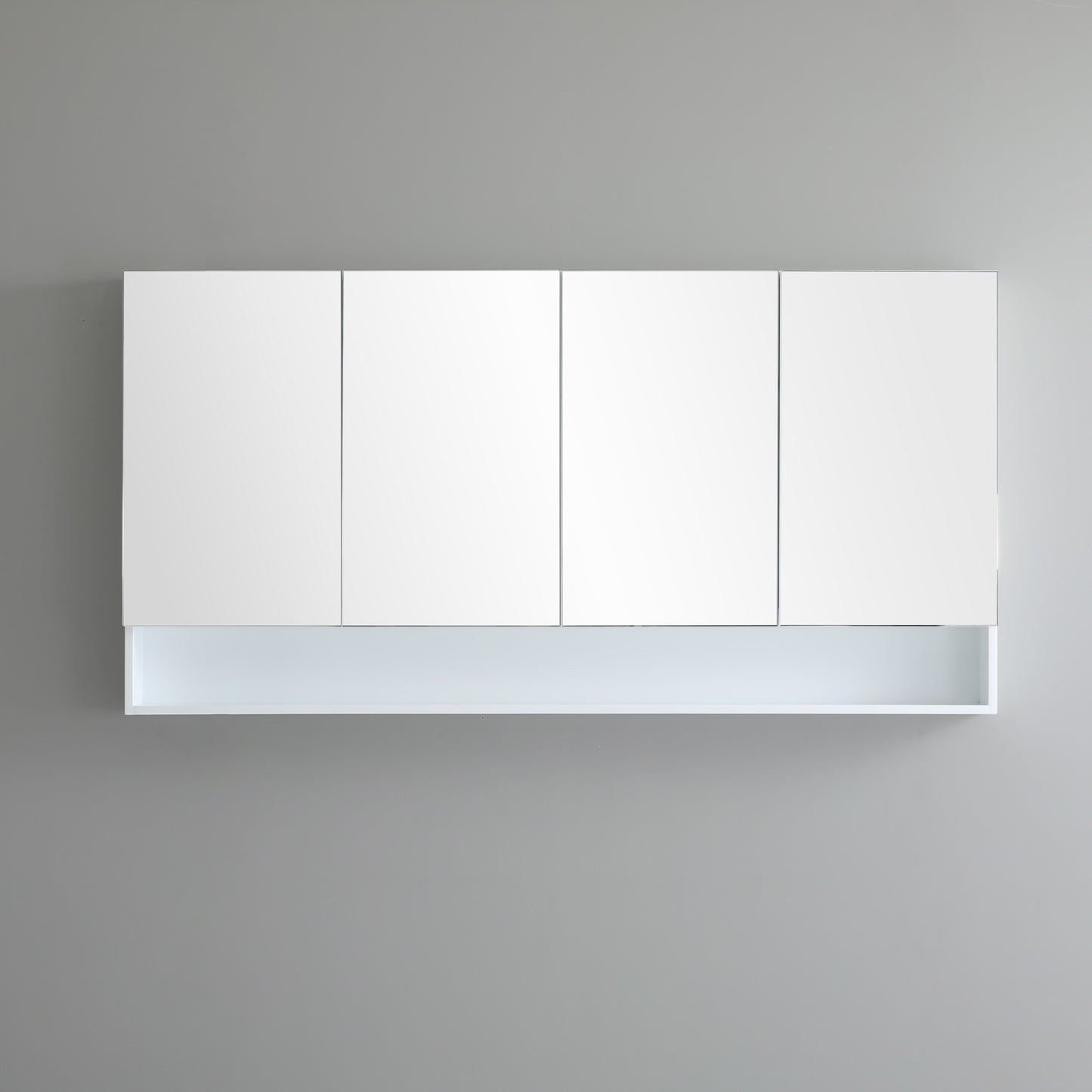 FMWSV1500 Fremantle Matte White Wall Mounted Shaving Cabinet