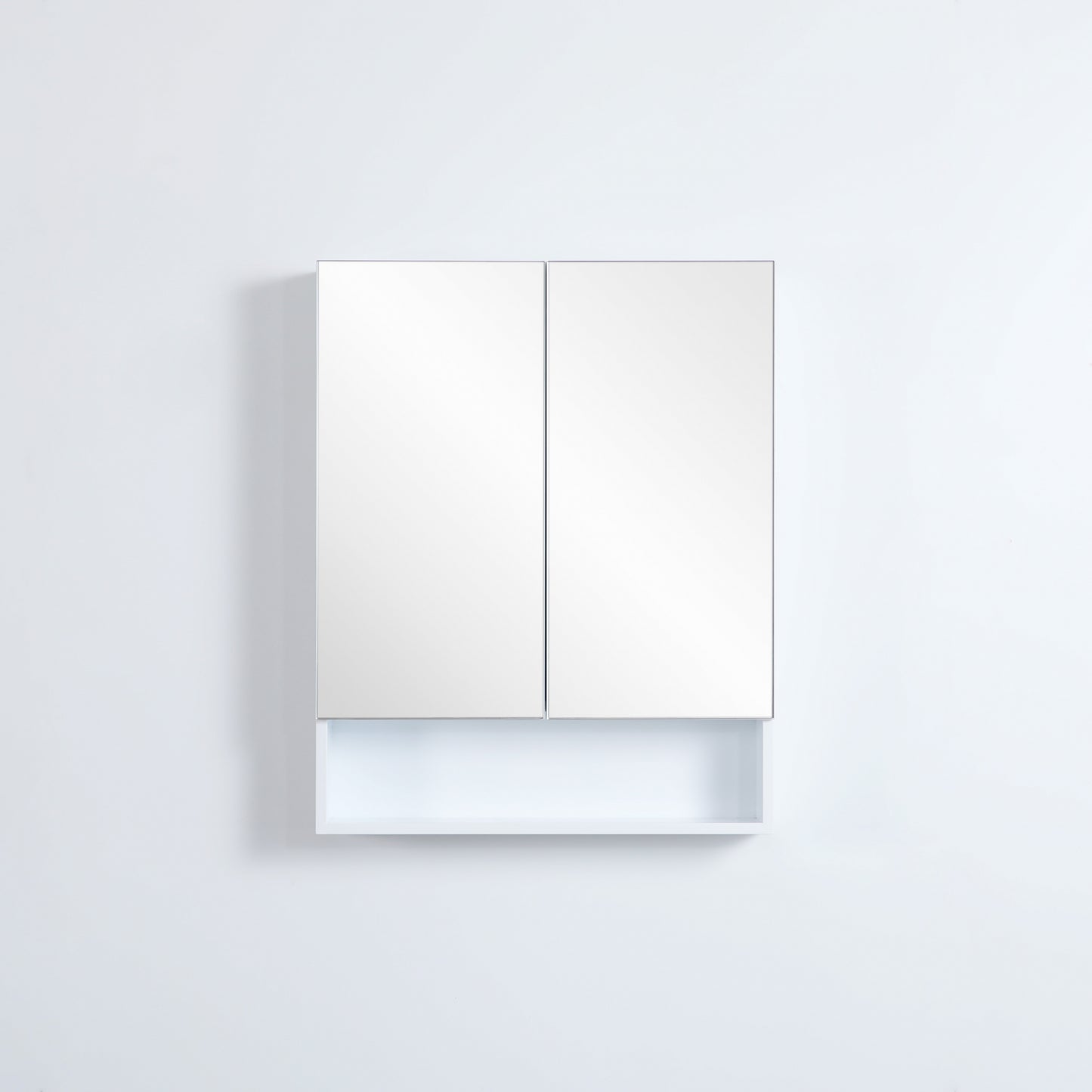 FMWSV600 Fremantle Matte White Rectangular Wall Mounted Shaving Cabinet