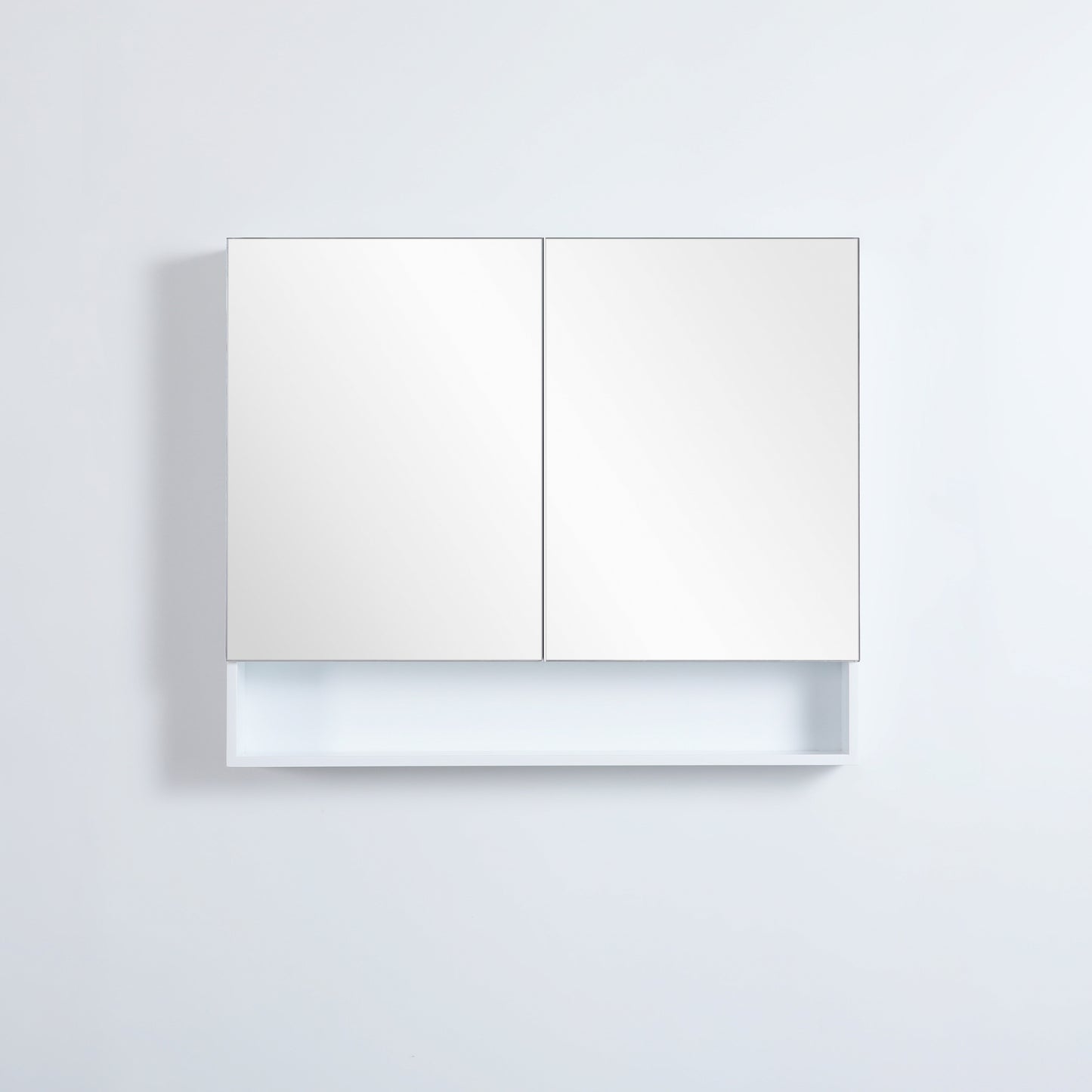 FMWSV900 Fremantle Matte White Rectangular Wall Mounted Shaving Cabinet