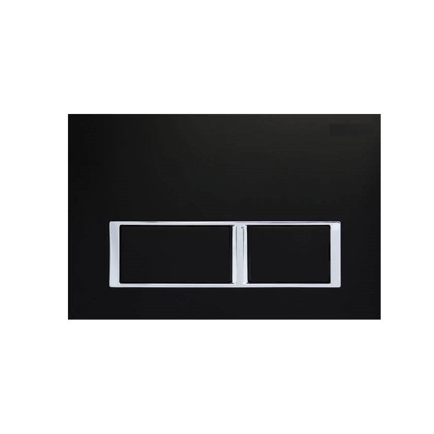 G3004112B Black Square In-wall Push Button
