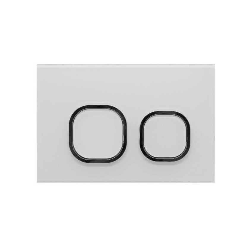 G3100003 Chrome, Polished Chrome Square Wall Mounted Push Plate