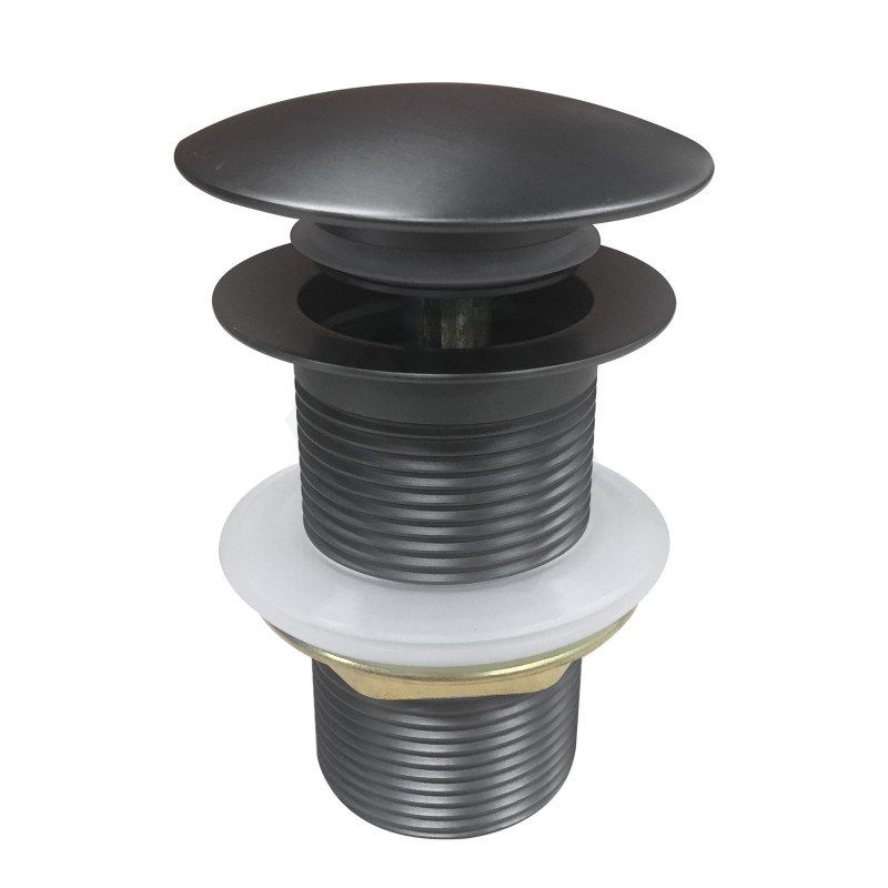 GM003.PUW Matte Gunmetal Grey Mushroom Pop Up Waste