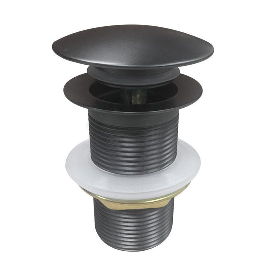 GM003.PUW Matte Gunmetal Grey Mushroom Pop Up Waste