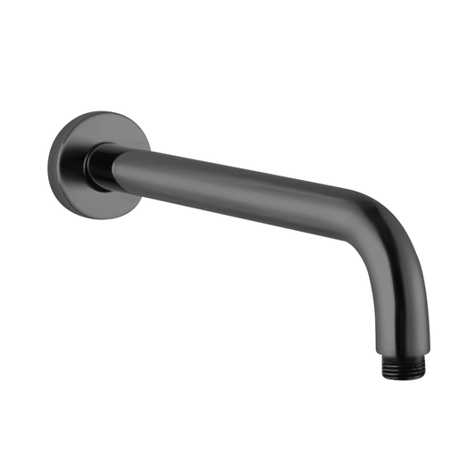 GM0108.SA Matte Gunmetal Grey Round Wall Mounted Shower Arm