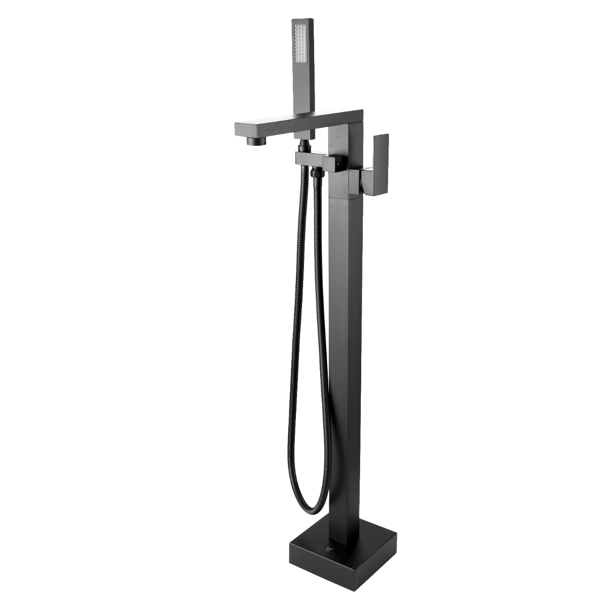 GM0117.BS Matte Gunmetal Grey Square Free Standing Bath Mixer