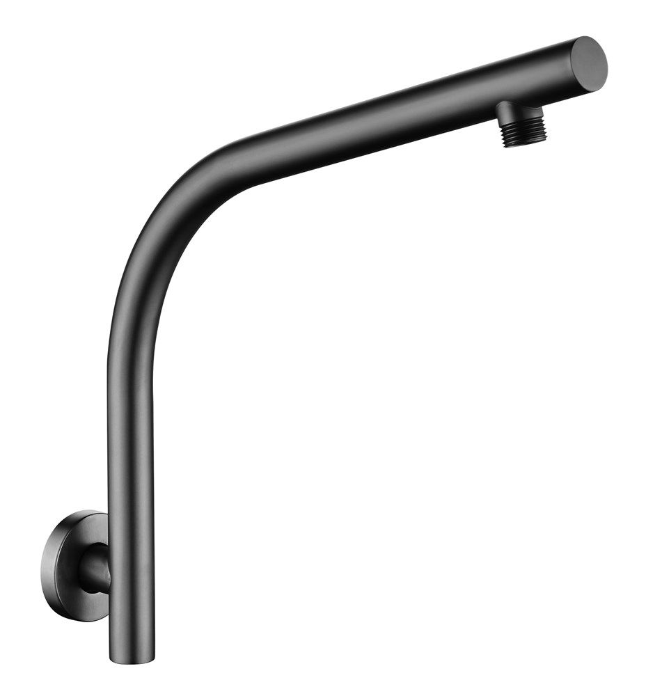 GM0127.SA Matte Gunmetal Grey Round Wall Mounted Shower Arm