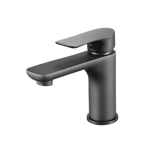 GM0131.BM VOG Matte Gunmetal Grey Round Counter-mounted Basin Mixer