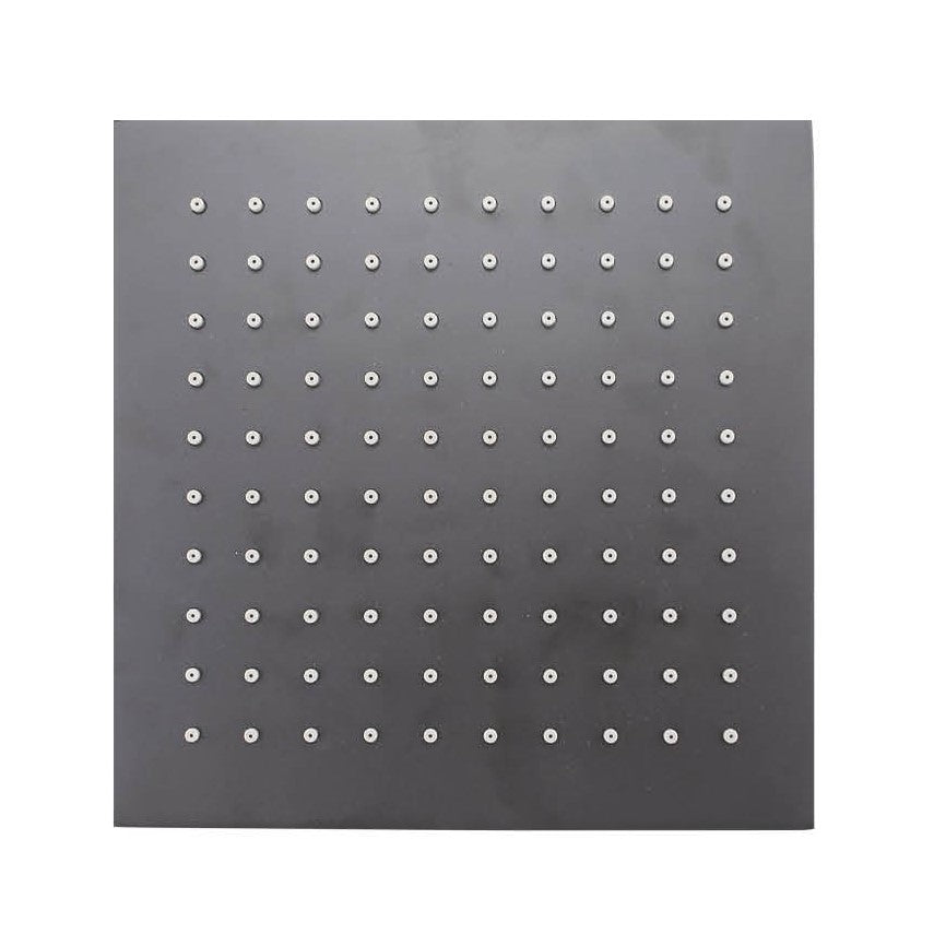 GM0135.SH Gun Metal Grey Square Wall Mounted Shower Head
