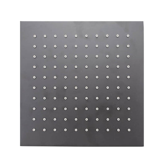 GM0135.SH Gun Metal Grey Square Wall Mounted Shower Head