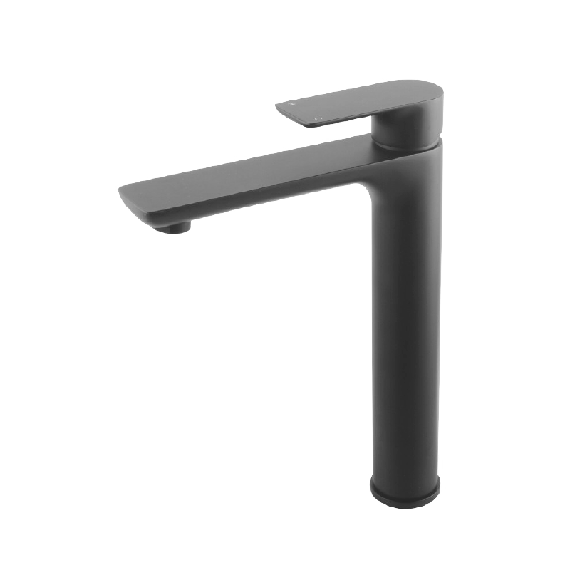 GM0152.BM VOG Gun Metal Grey Round Counter-mounted Tall Basin Mixer