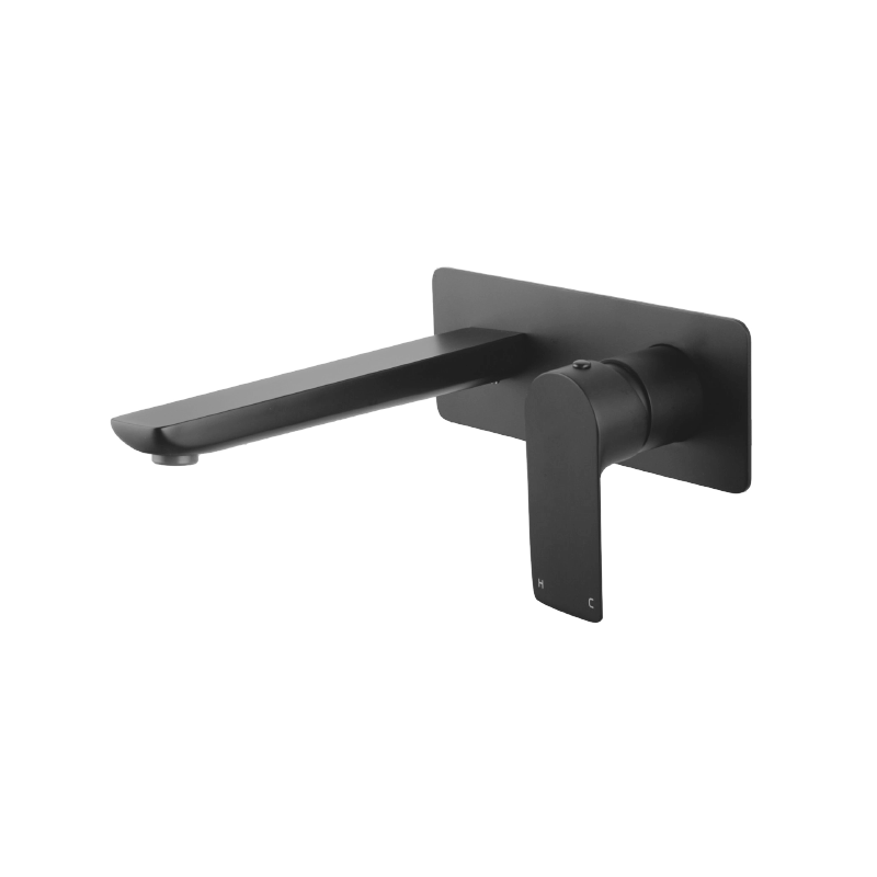 GM0158-2.BM VOG Polished Gunmetal Grey Round Wall Mounted Wall Mixer