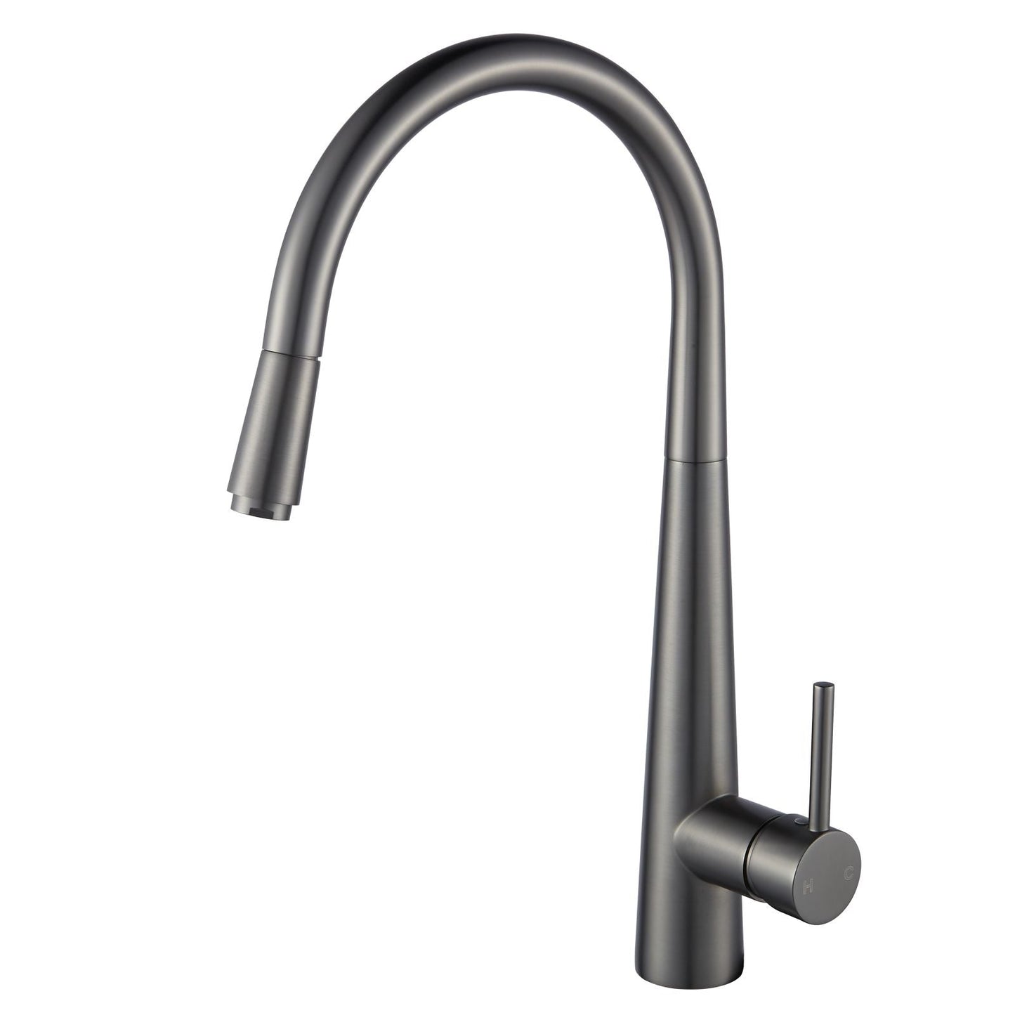 GM1021.KM Matte Gunmetal Grey Round Above Counter Kitchen Mixer