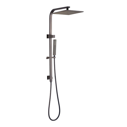 GM2130.SH-10 Gun Metal Grey Square Wall Mounted Shower Station