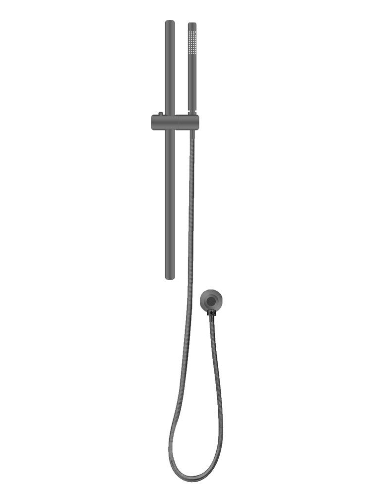 GM2147-1.SH Matte Gunmetal Grey Round Wall Mounted Shower