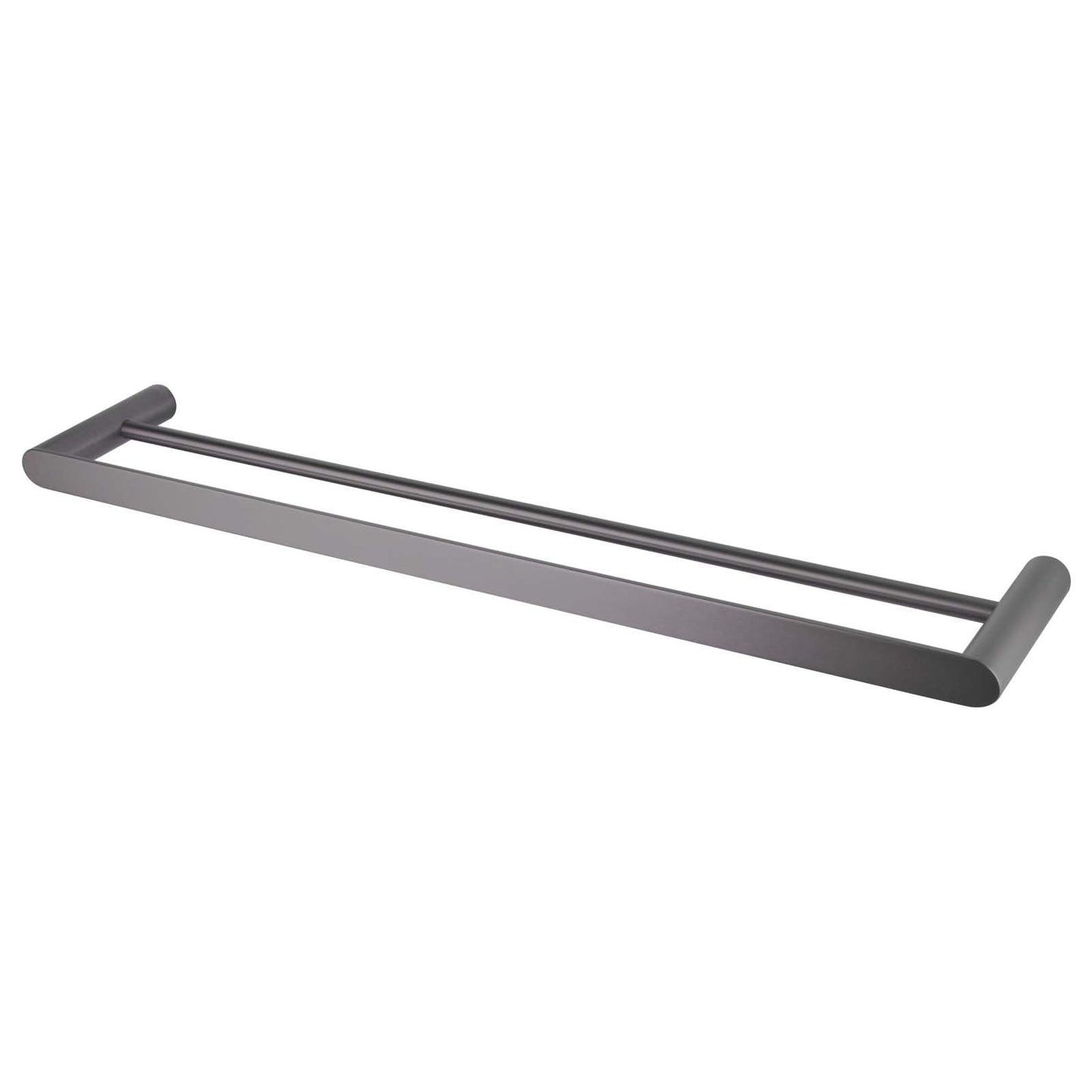 GM6502.8.TR RUSHY Brushed Gunmetal Grey Wall Mounted Towel Rail